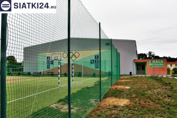 Siatki Chojnice - Zabezpieczenie boiska w ogrodzie domowym siatką na łapacz piłek dla terenów Chojnic