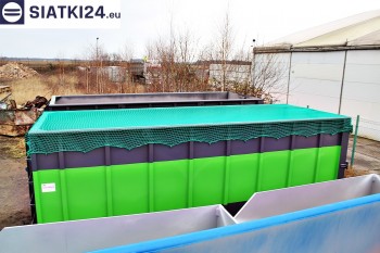 Siatki Chojnice - Siatka przykrywająca na kontener - zabezpieczenie przewożonych ładunków dla terenów Chojnic